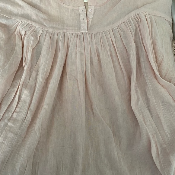 Sweet Jolie pink gauze top - Picture 2 of 3